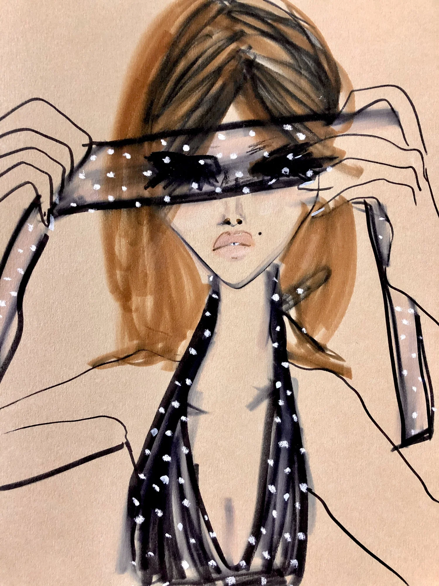 NOIR MUSE 首页主视觉插画